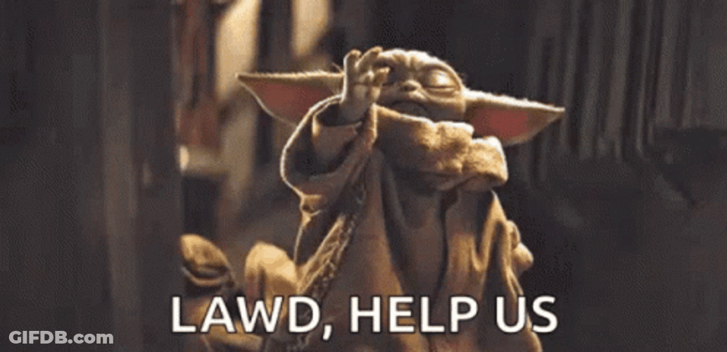 Oh Lord Yoda Want Some Help GIF