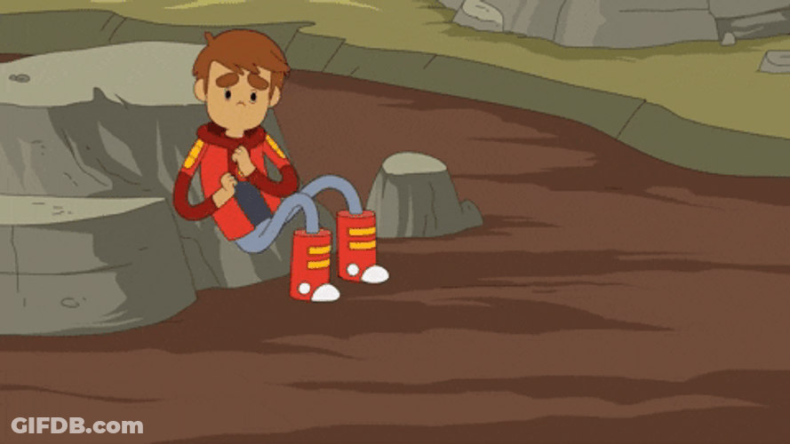 Oh Man Bravest Warriors Feeling Defeated GIF