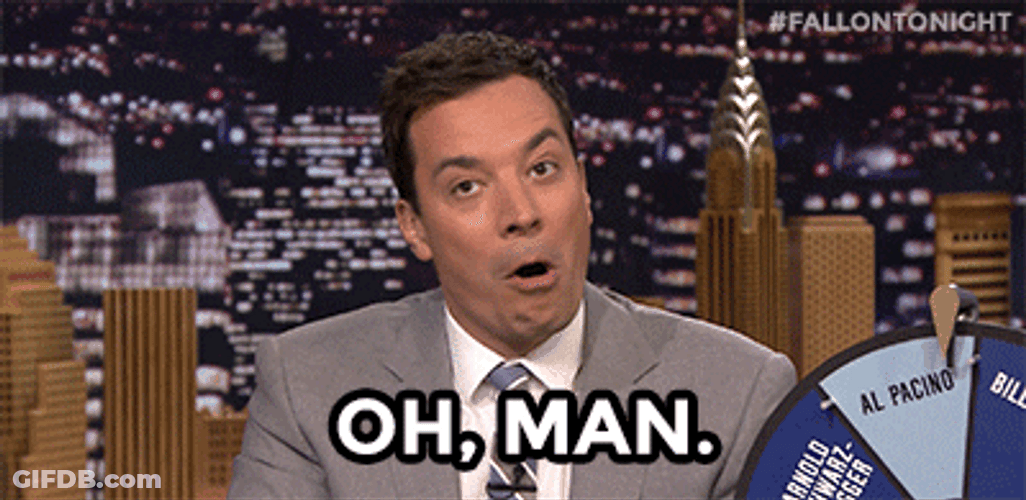 Oh Man Jimmy Fallon Cringe GIF