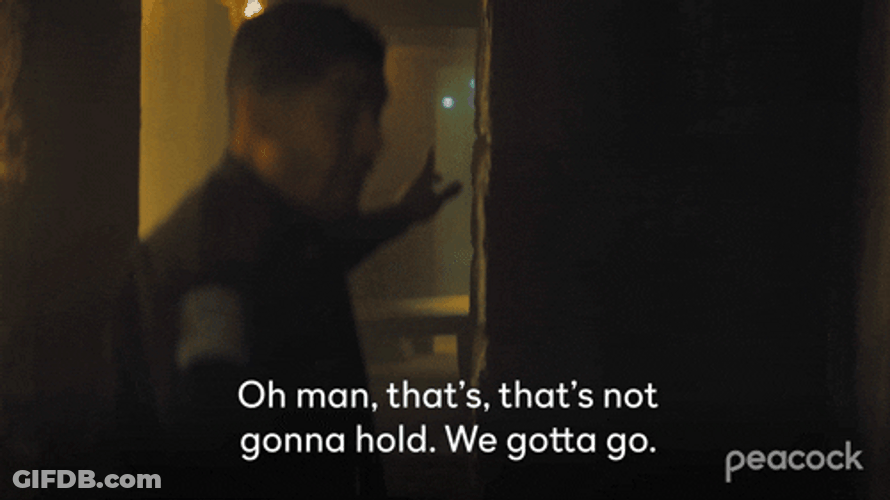 Oh Man Scared Man Worried Reaction GIF