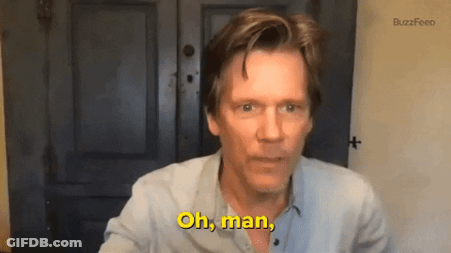 Oh Man Wrong Kevin Bacon GIF