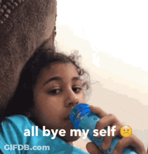Oh My All By Myself Singing GIF