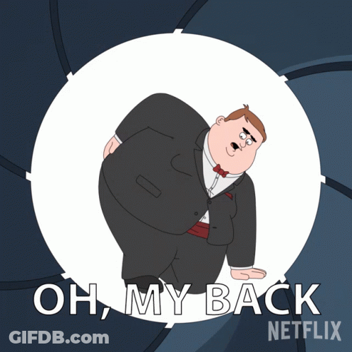 Oh My Back Dusty Marlow GIF