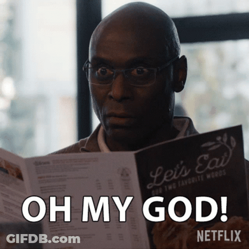 Oh My God Actor Lance Reddick Reading GIF
