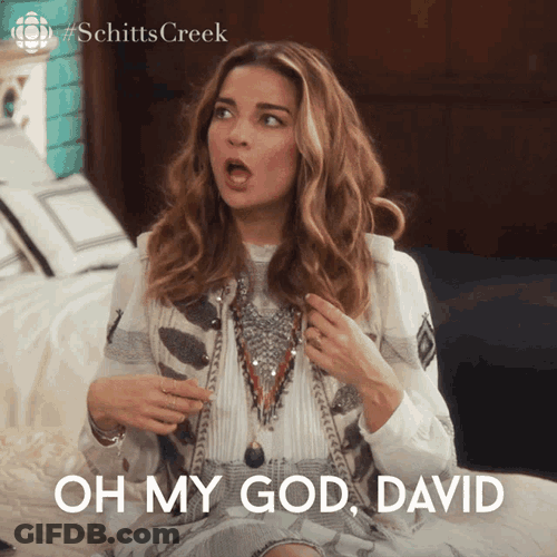 Oh My God David Annie Murphy GIF