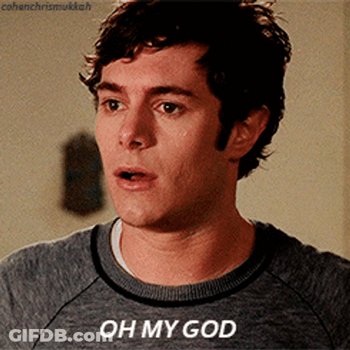 Oh My God Shocked Face Seth Cohen GIF