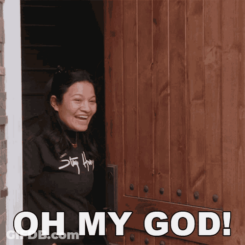 Oh My God Surprised Lucky Winner HipHop MyHouse GIF