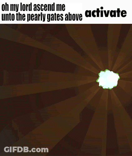 Oh My Lord Ascend To Pearly Gates GIF
