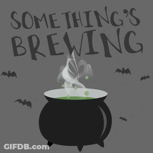 Oh My Something's Brewing Spill The Tea GIF