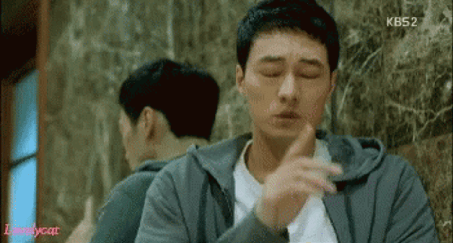 Oh My Venus Youngho Silence Hand Gesture GIF