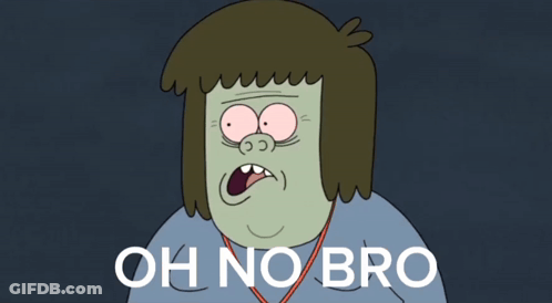 Oh No Bro Cartoon GIF
