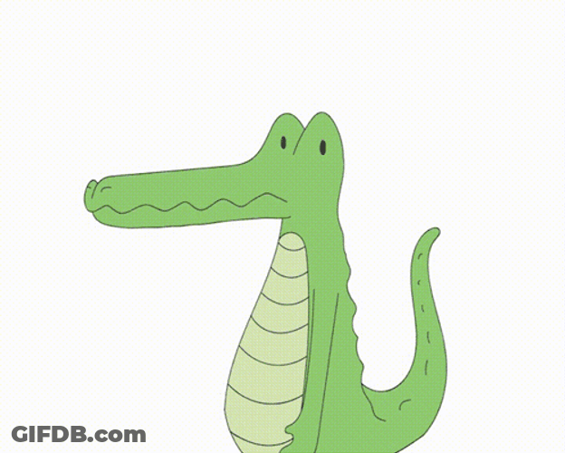 Oh No Crocodile Cartoon GIF