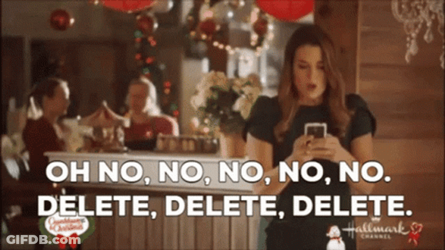 Oh No Delete GIF