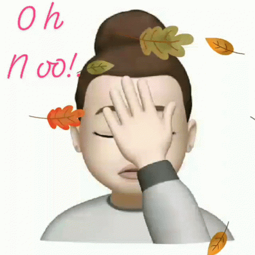 Oh No Falling Leaves GIF