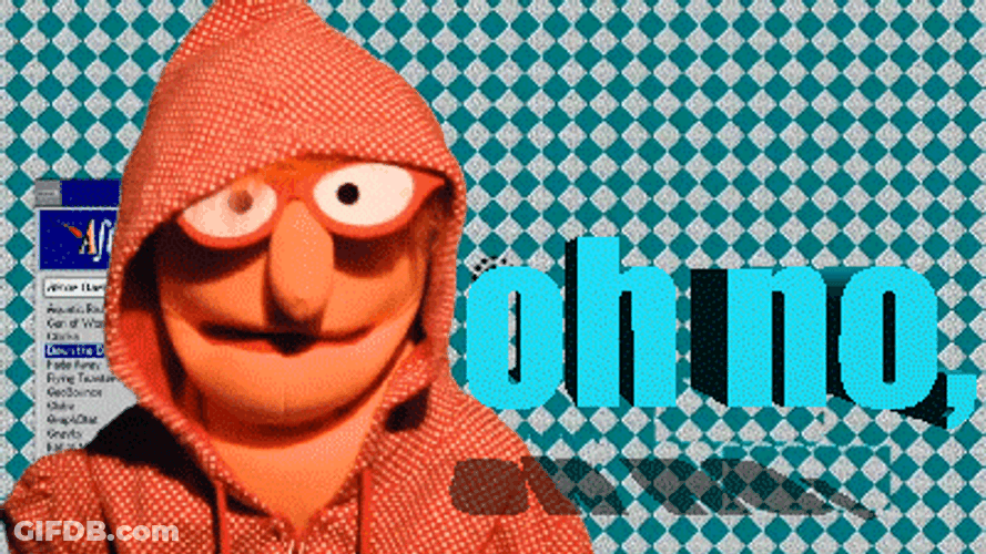 Oh No Hacker Screen In The Main Frame GIF