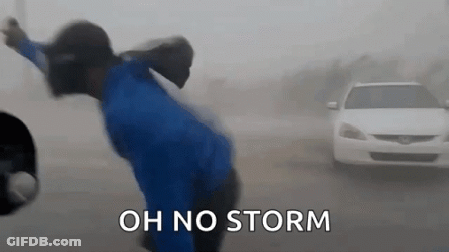 Oh No Storm Hurricane Meme GIF