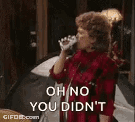 Oh No You Didn't Estelle Getty Golden Girls GIF