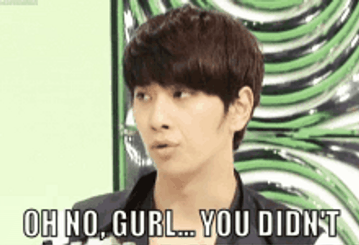 Oh No You Didn't Hwang Chansung 2PM GIF
