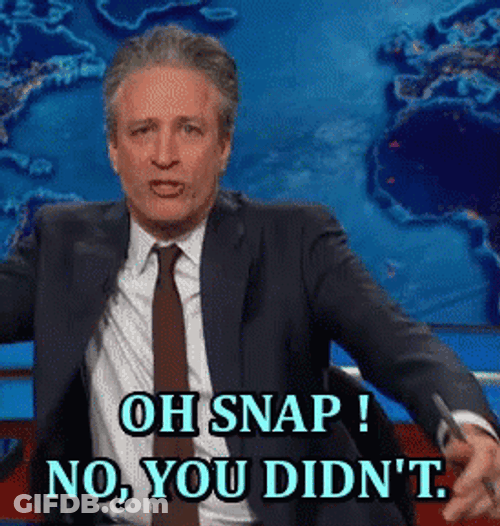 Oh No You Didn't Jon Stewart GIF