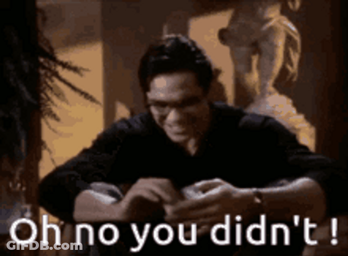 Oh No You Didn't Laughing Dean Cain GIF