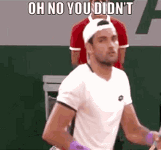 Oh No You Didn't Matteo Berrettini Tennis GIF