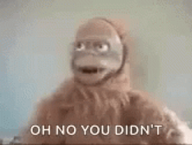 Oh No You Didn't Monkey Robot GIF