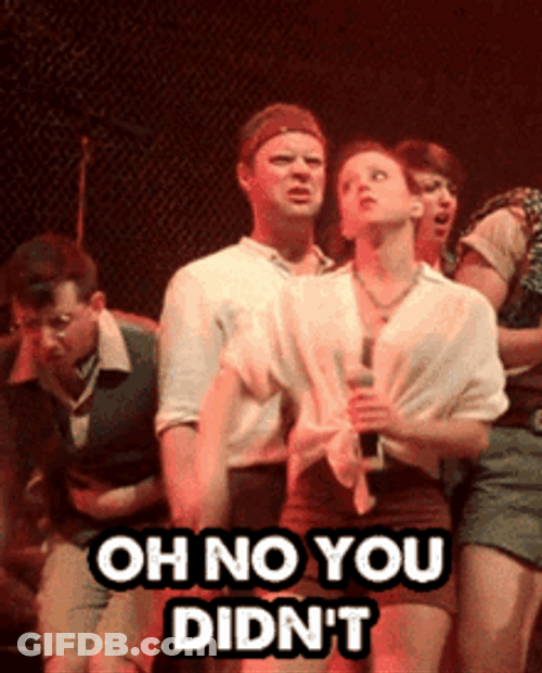 Oh No You Didn't Sassy Girl Shaking Head GIF