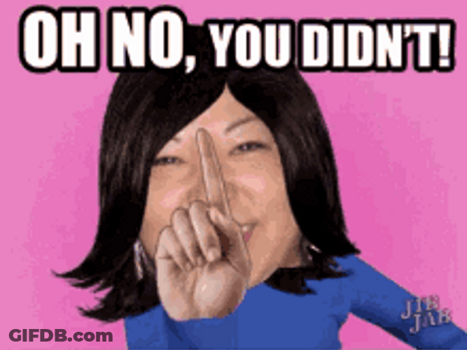Oh No You Didn't Smiling Sassy Girl GIF