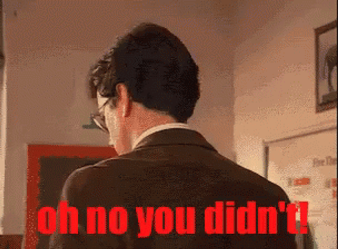 Oh No You Didn't Stephen Colbert GIF