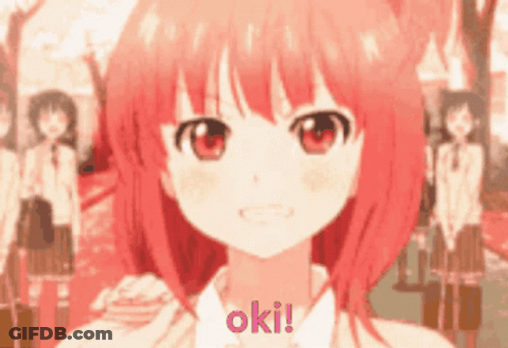 Oh Okay Cute Anime Girl GIF