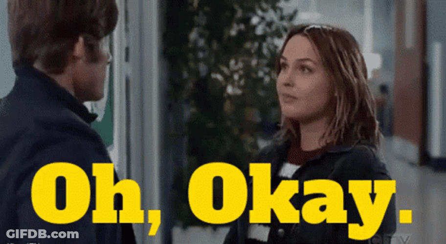 Oh Okay Girl And Boy Chat GIF