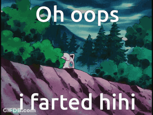 Oh Oops I Farted Hihi GIF