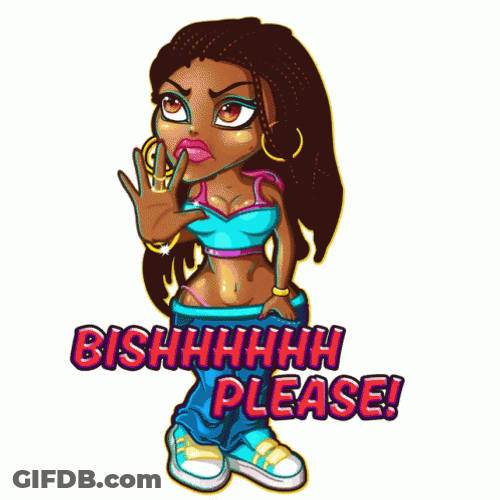 Oh Please Animated Girl Cartoon GIF
