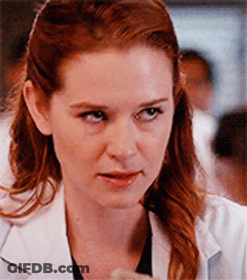 Oh Please Eye Roll April Kepner Grey's Anatomy GIF