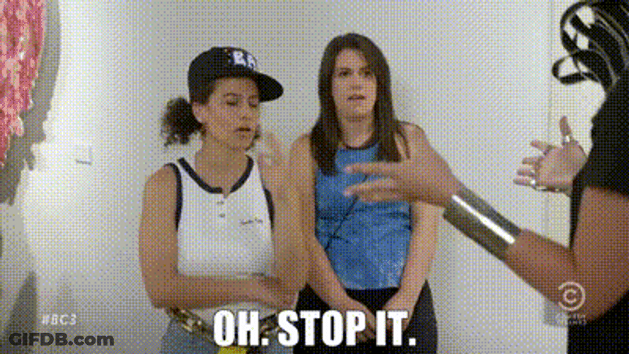 Oh Please Stop It Guys GIF