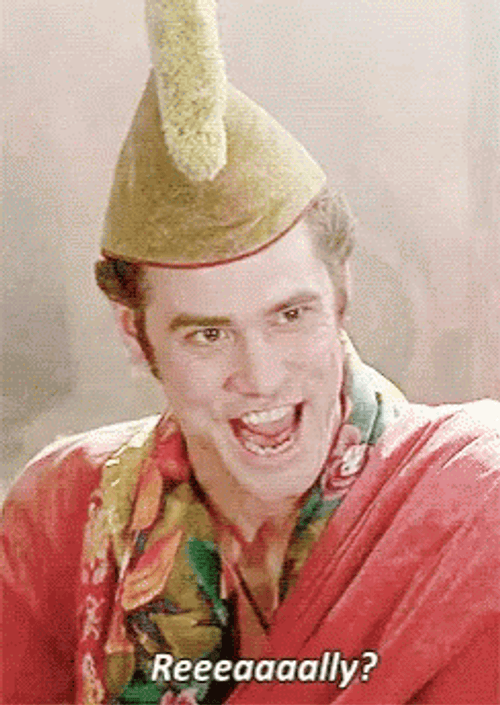 Oh Really Ace Ventura Scheming GIF