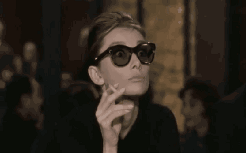 Oh Really Glasses Audrey Hepburn GIF