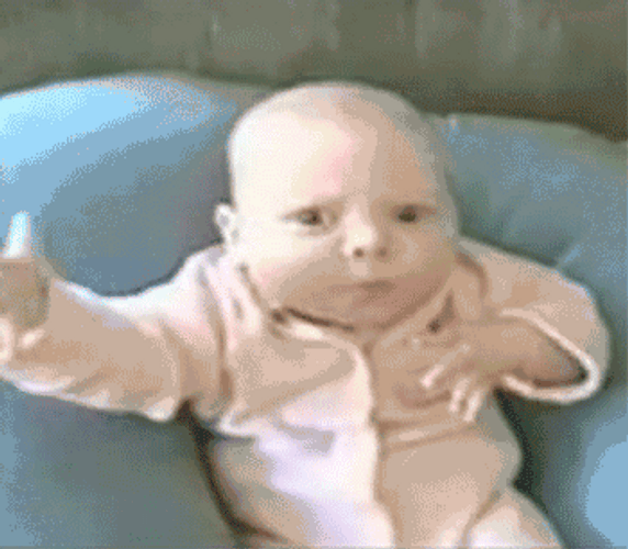 Oh Really Ninja Baby Meme GIF