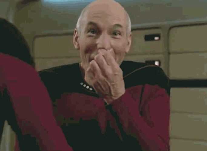 Oh Really Picard Patrick Stewart GIF