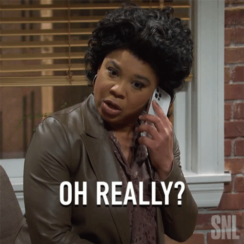 Oh Really Punkie Johnson SNL GIF