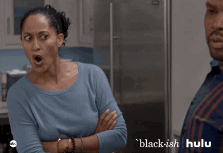Oh Really Rainbow Johnson Black-Ish GIF