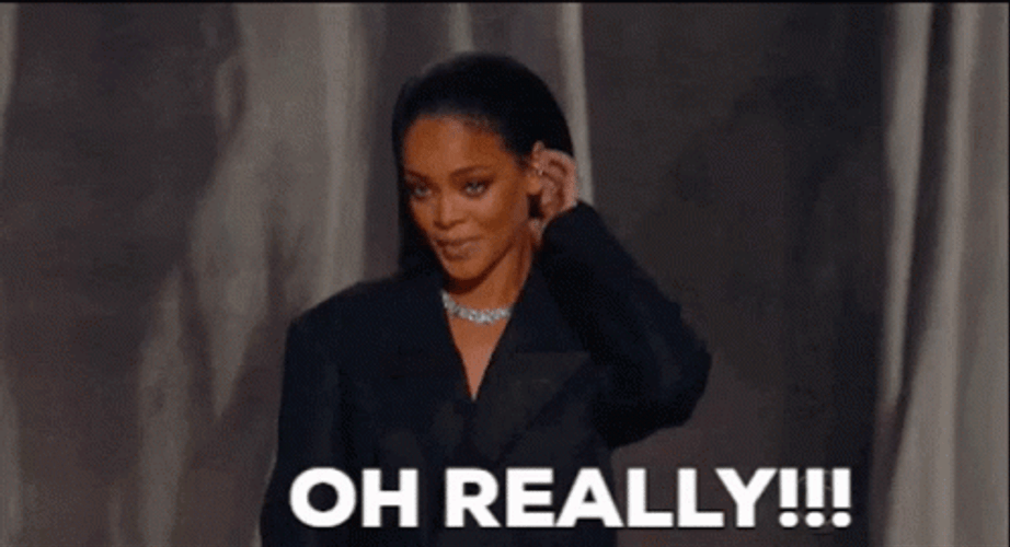 Oh Really Rihanna Grammys 2015 GIF
