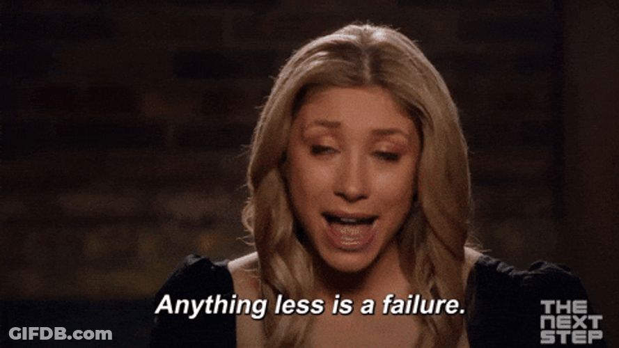 Oh Say Anything Less Is Failure GIF