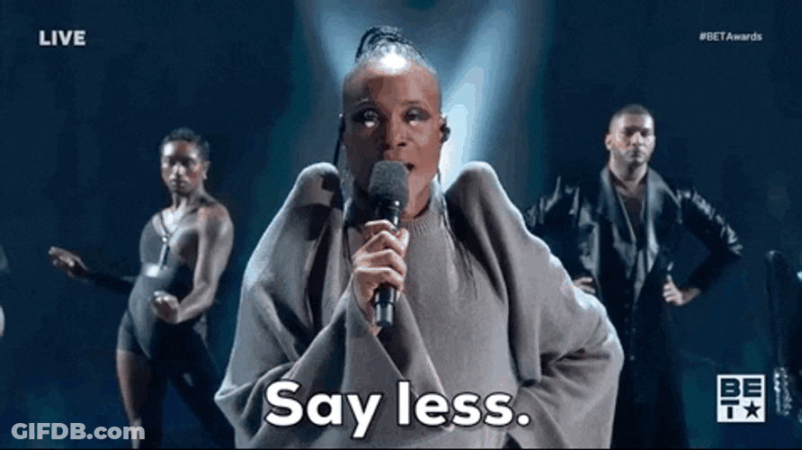 Oh Say Less Billy Porter GIF