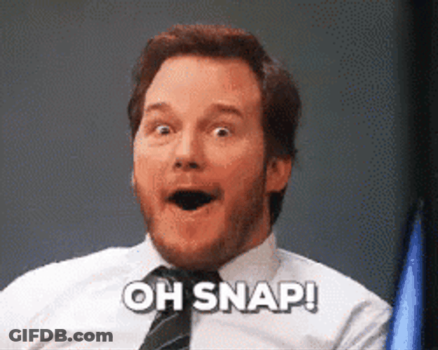 Oh Snap Chris Pratt Shocked Reaction GIF
