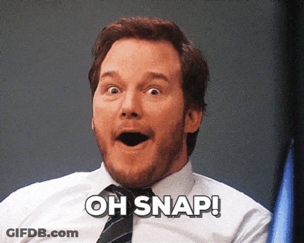 Oh Snap Chris Pratt GIF