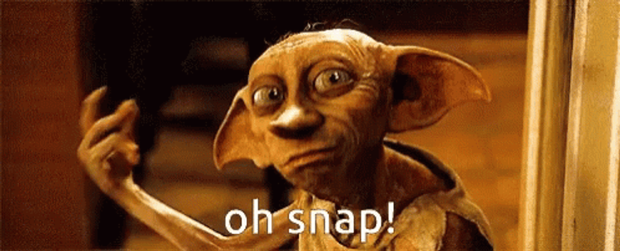 Oh Snap Dobby Is Free GIF