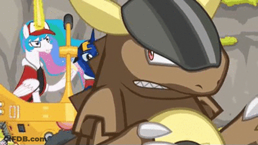 Oh Snap Hit Garchomp GIF