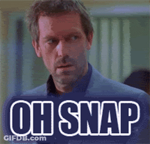 Oh Snap Oh No Hugh Laurie GIF