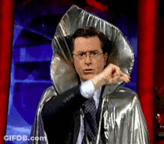 Oh Snap Stephen Colbert Reaction GIF